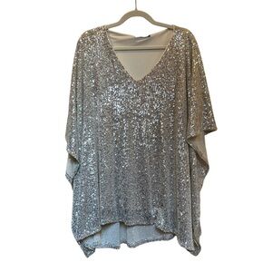 Meritt Sequin Shift Tunic – Champagne – Size M